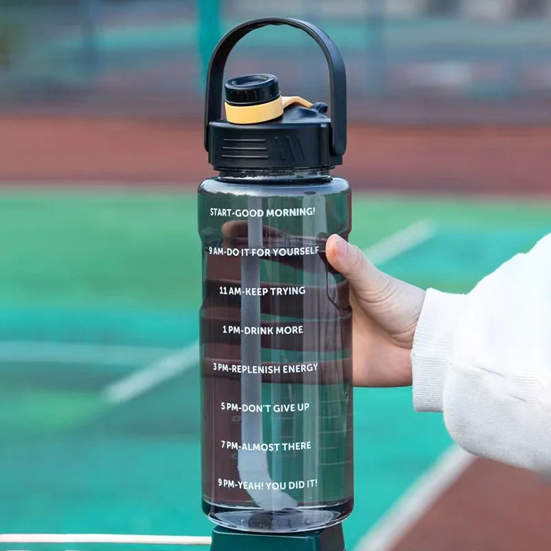 Botella de agua deportiva de gran capacidad