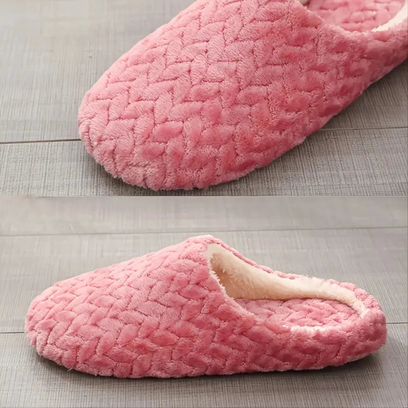 Zapatillas de casa mullidas antideslizantes unisex