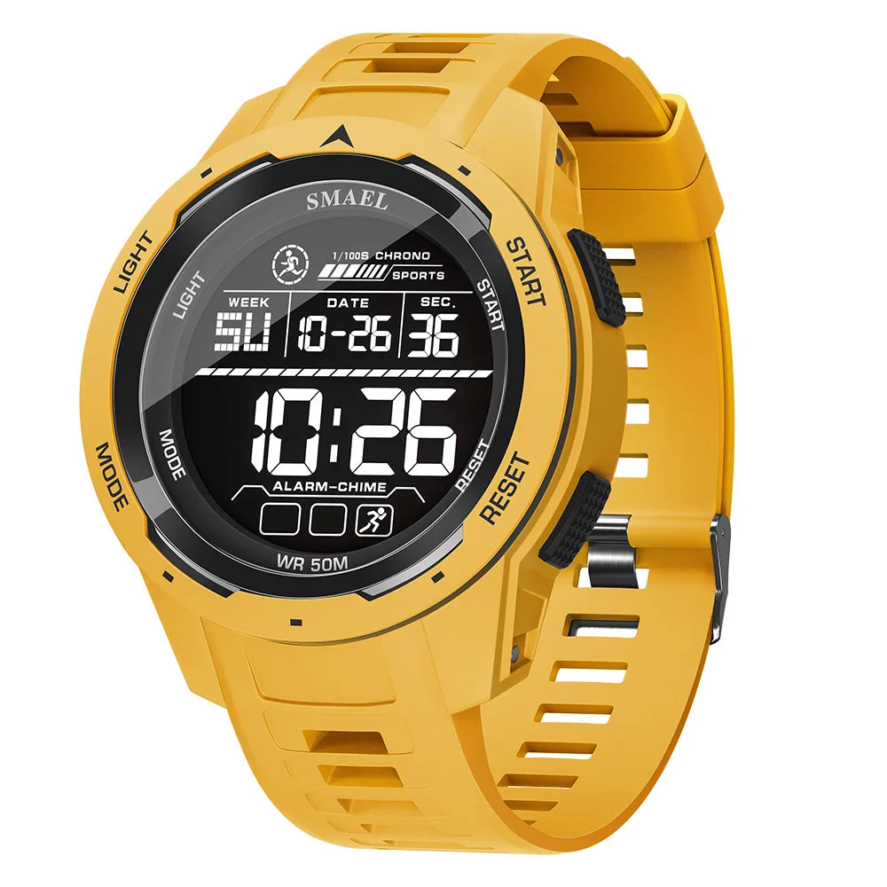 Reloj deportivo militar SMAEL con correa de camuflaje