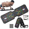Tabla de flexiones plegable con asas