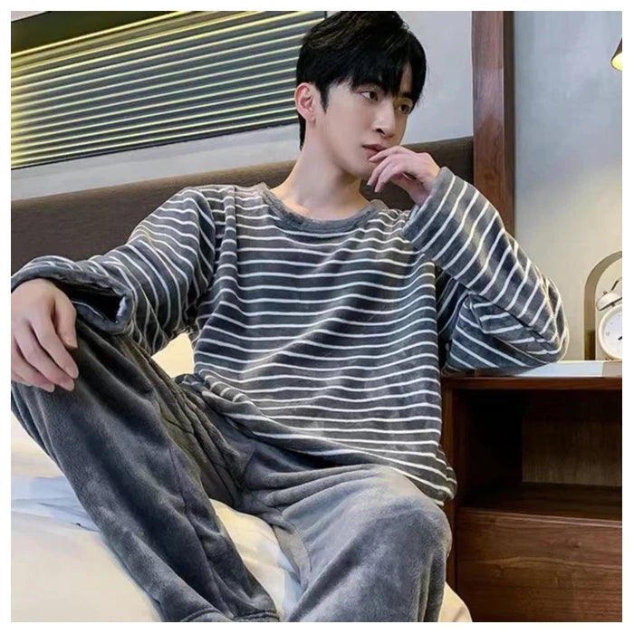 Pijama térmico de forro polar para hombre