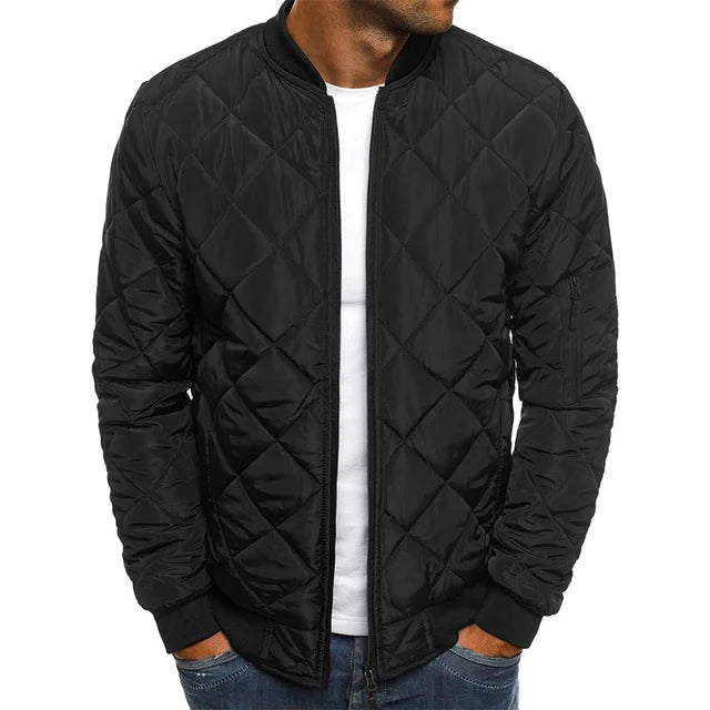 Chaqueta ligera estilo bomber vintage para hombre