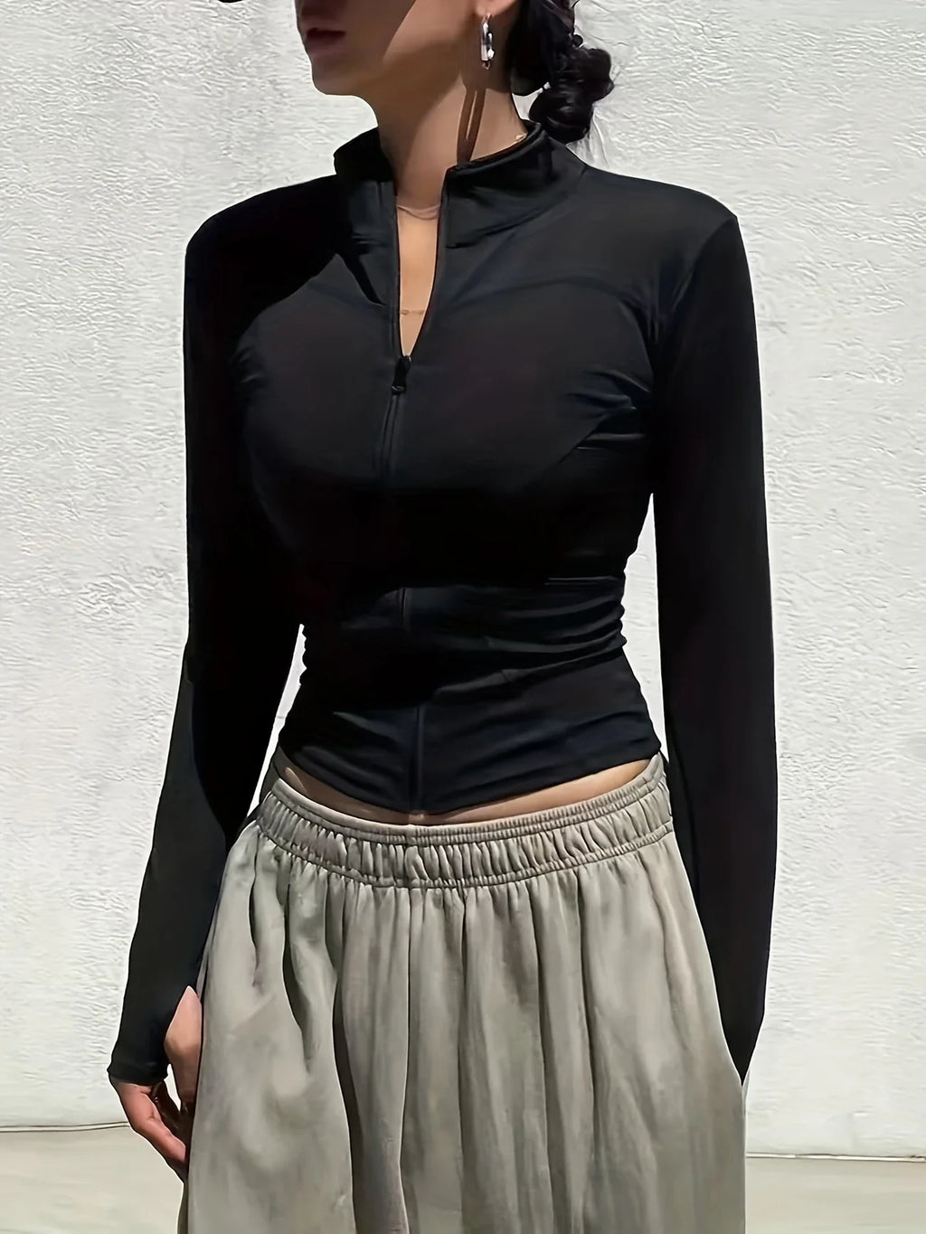 Chaqueta deportiva de secado rápido para pilates
