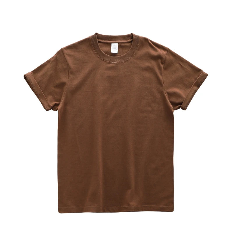 Camiseta oversize de algodón grueso para hombre