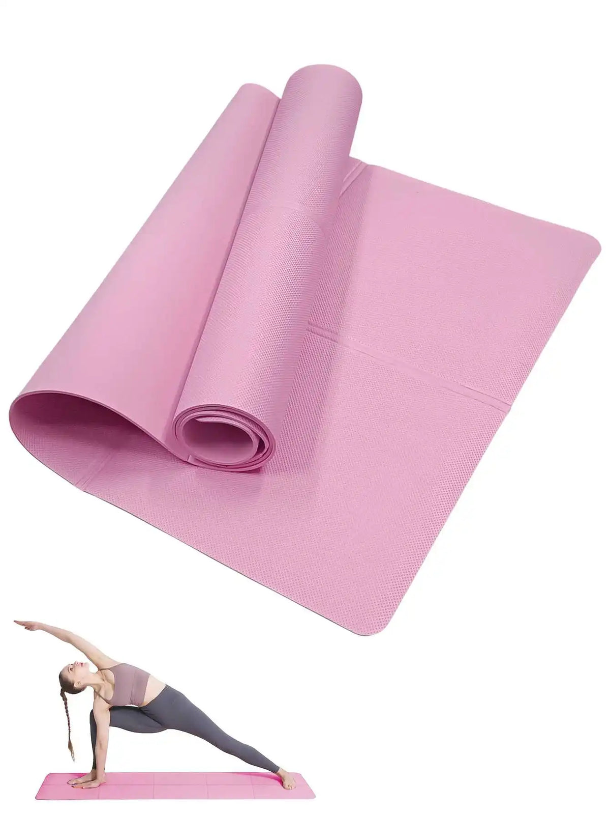 Esterilla de yoga y fitness antideslizante