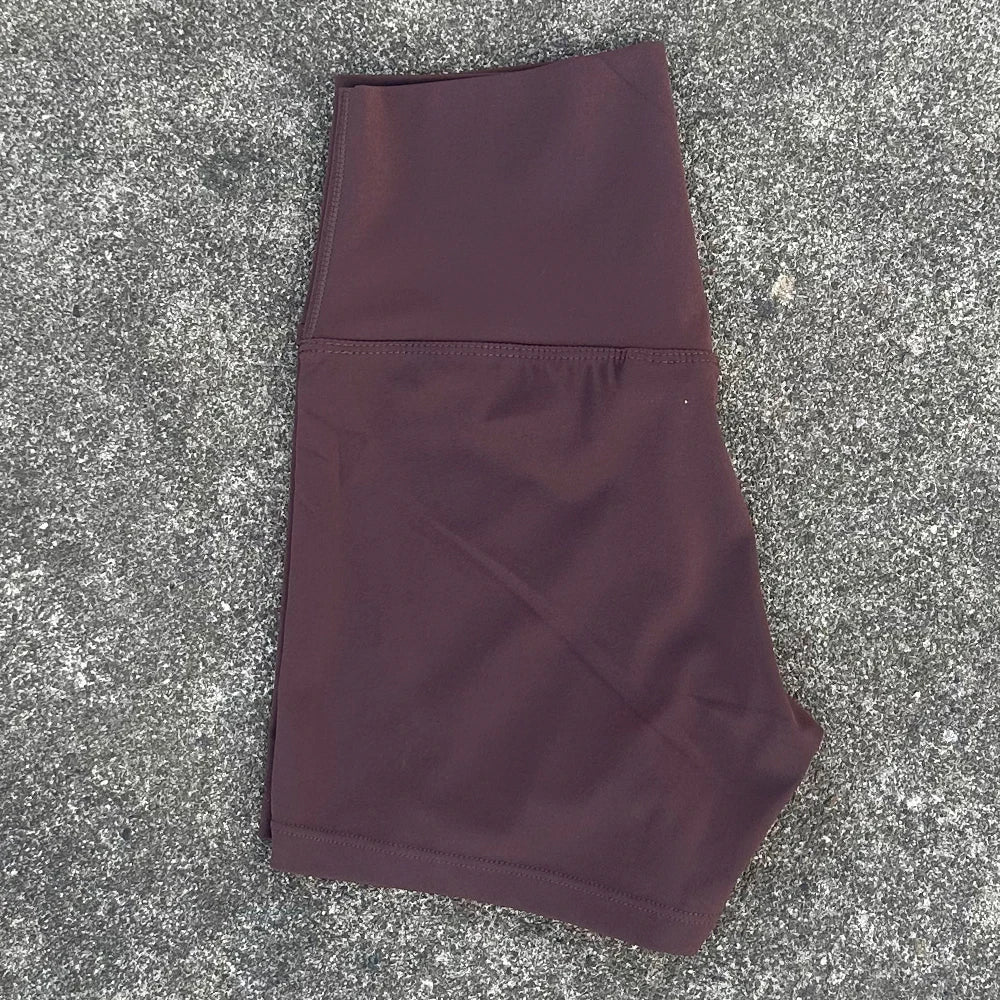 Shorts de yoga de cintura alta efecto realce