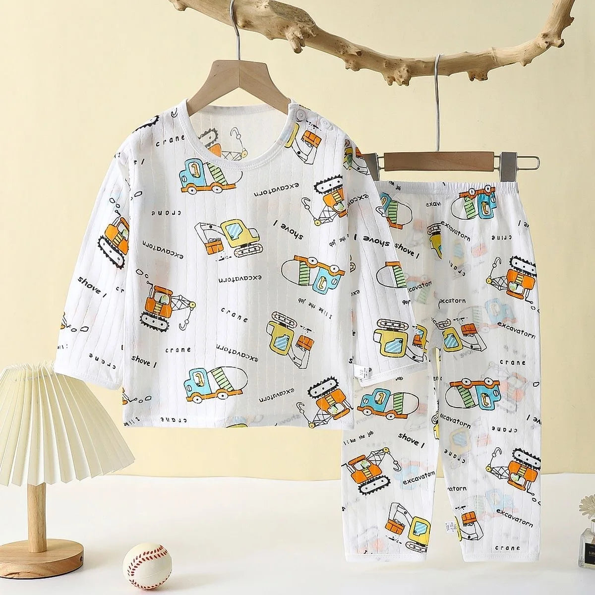Pijama infantil de algodón con dibujos