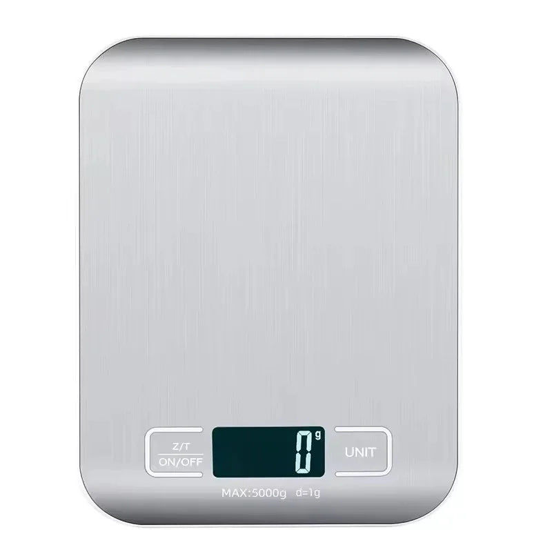 Báscula digital de cocina (hasta 10 kg, precisión 1 g)