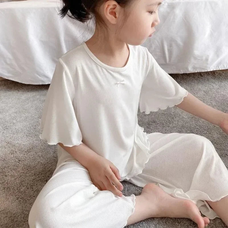 Conjunto de verano para niña camiseta y short