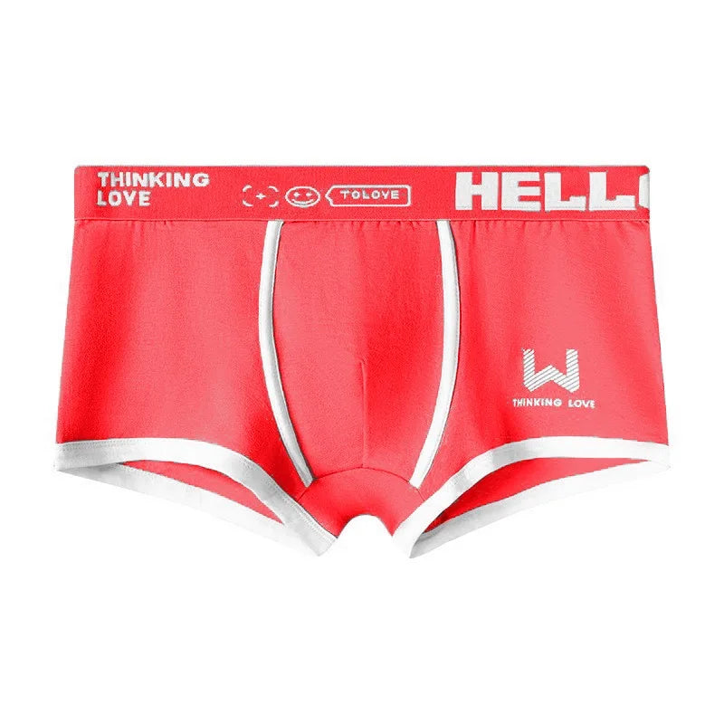 Calzoncillo bóxer de algodón para hombre