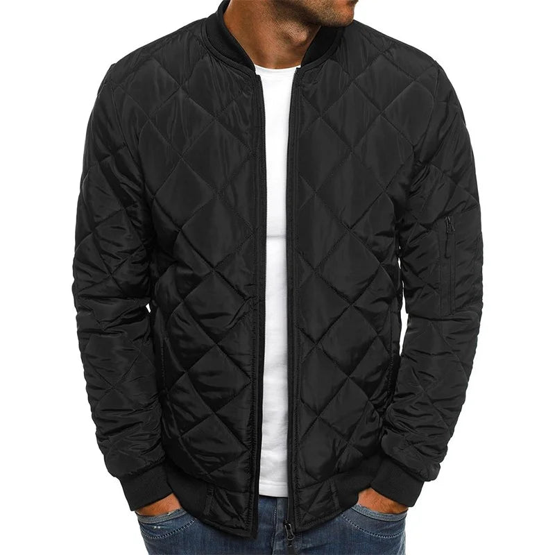 Chaqueta ligera estilo bomber vintage para hombre