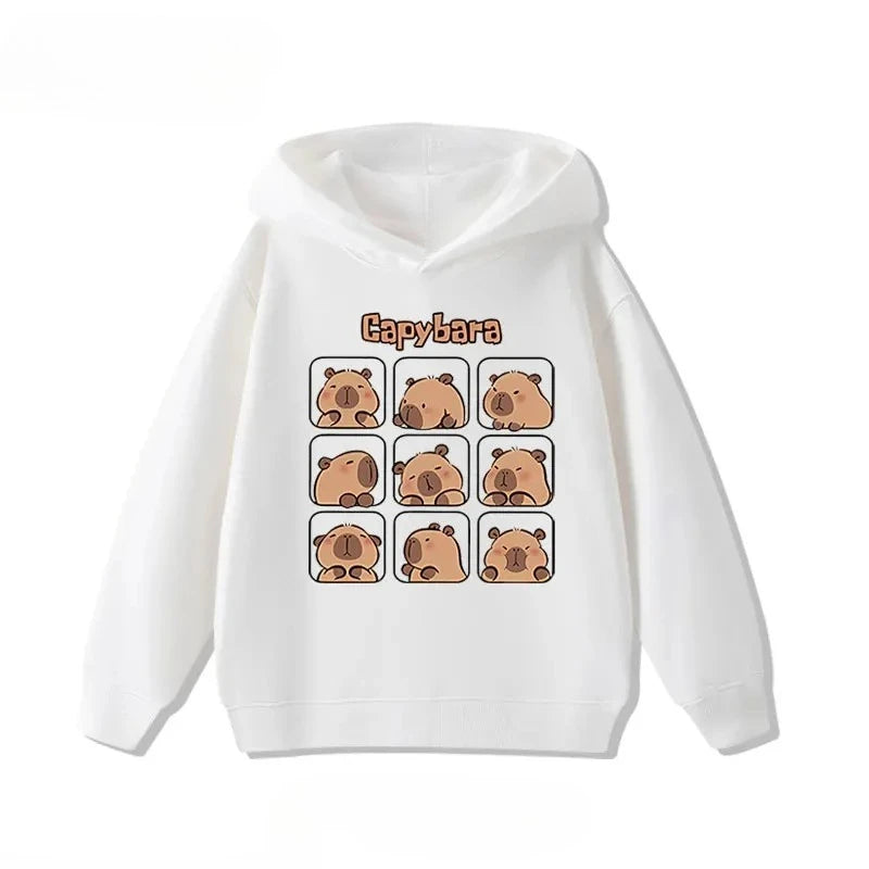 Sudadera infantil con capucha de capibara