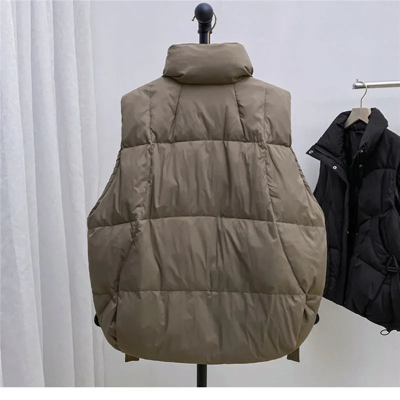 Chaleco acolchado cálido para mujer (tallas grandes)