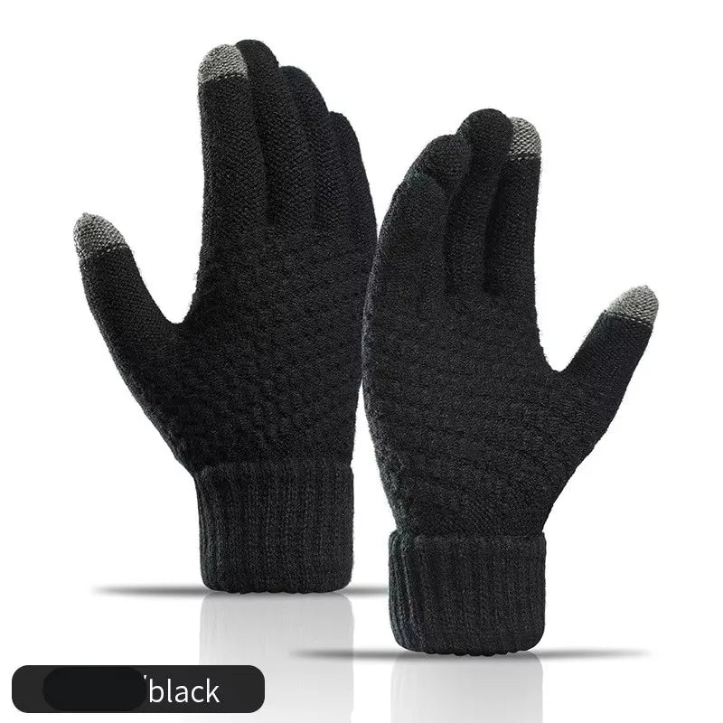 Guantes de punto táctiles unisex