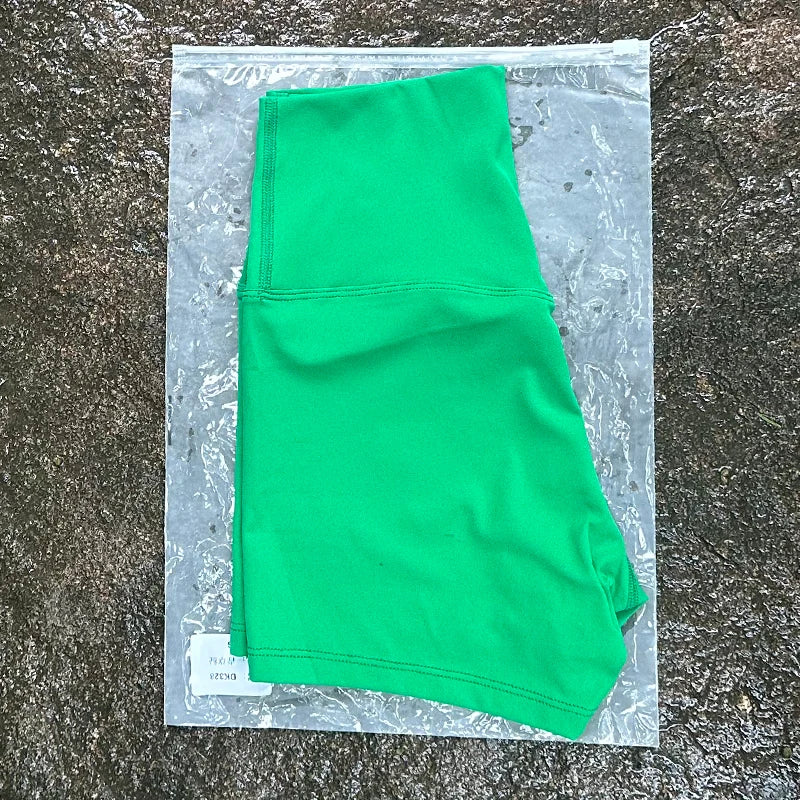 Shorts de yoga de cintura alta efecto realce