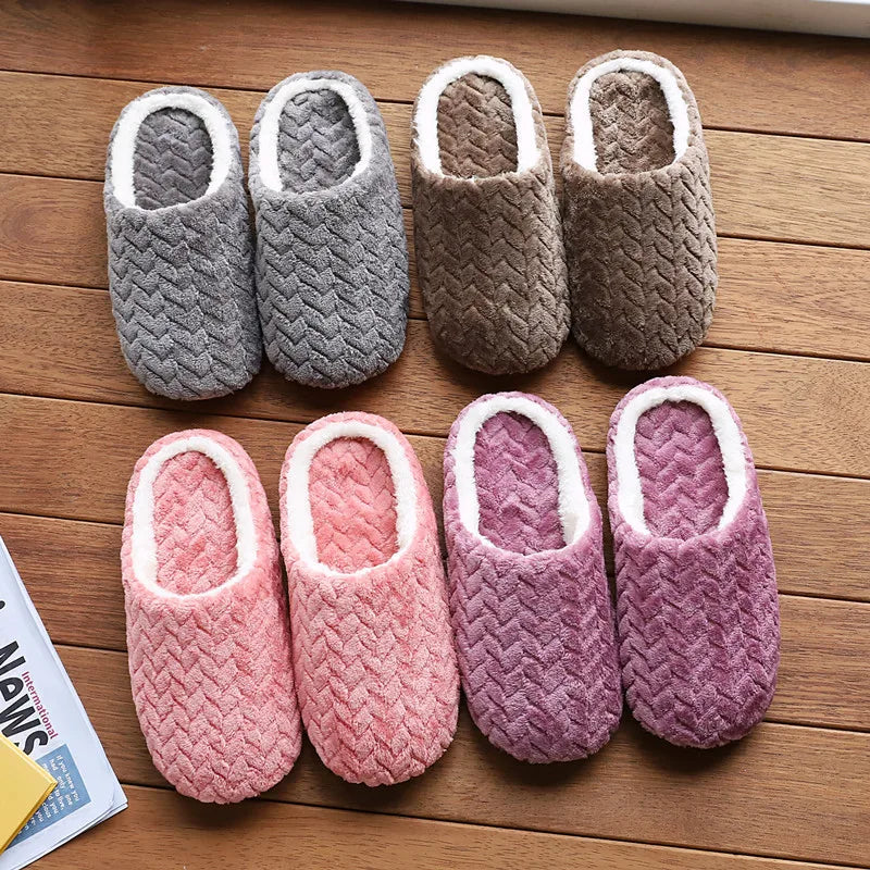 Zapatillas de casa mullidas antideslizantes unisex