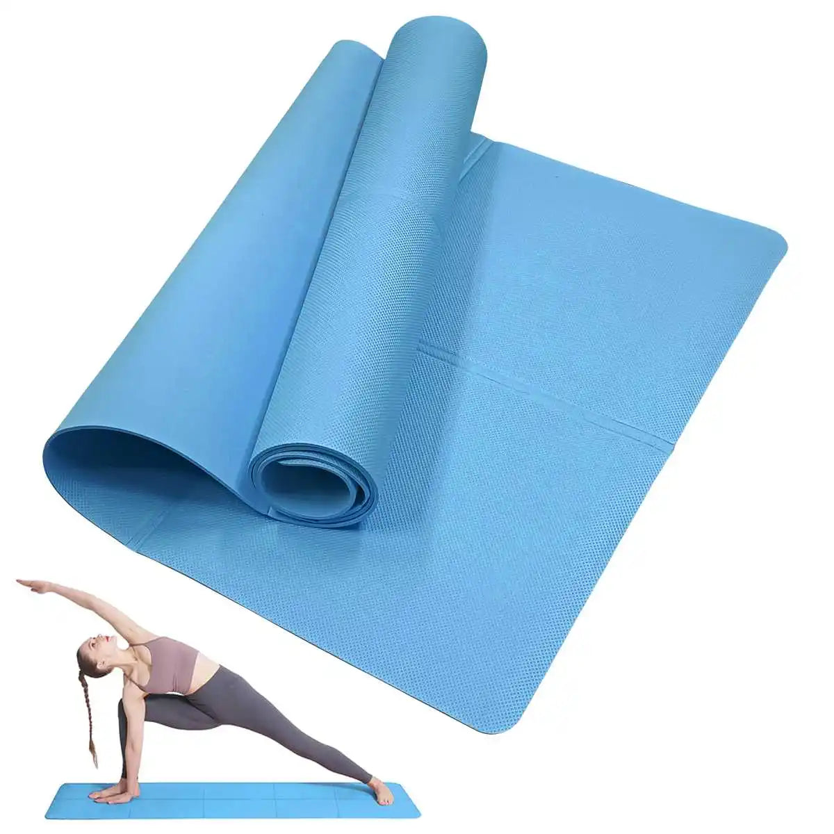 Esterilla de yoga y fitness antideslizante