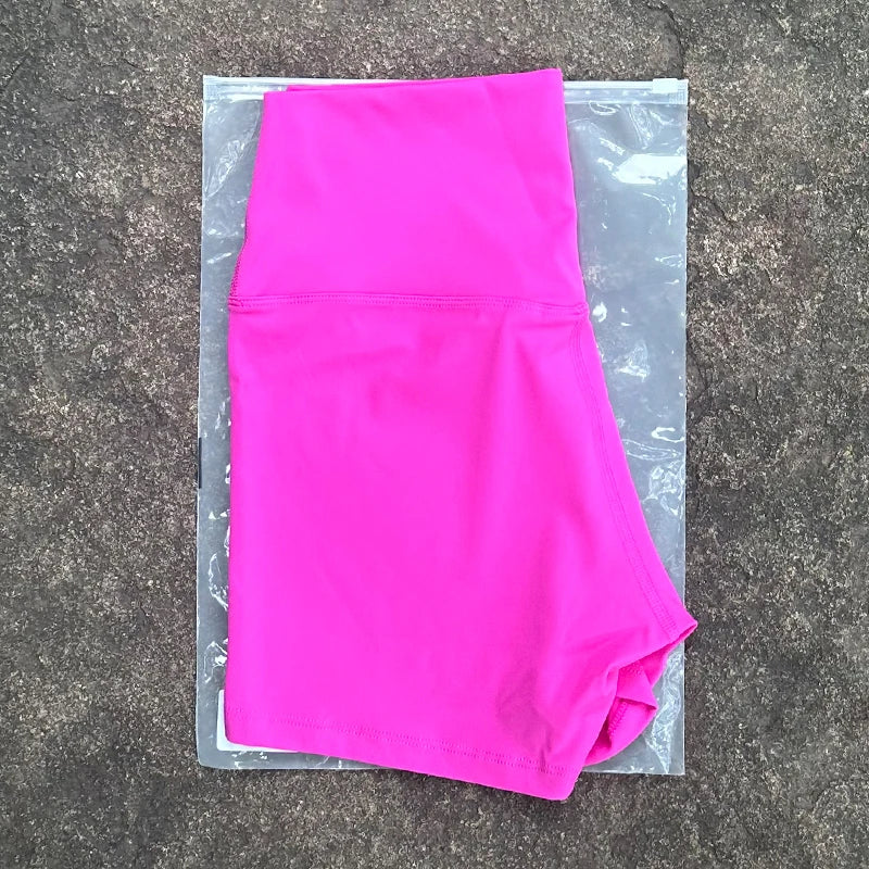 Shorts de yoga de cintura alta efecto realce
