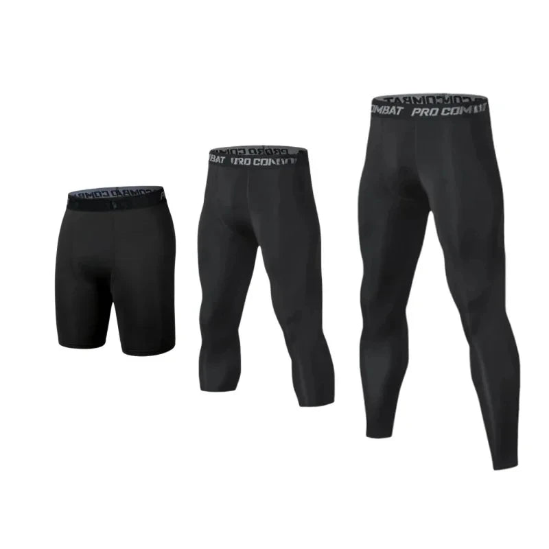 Mallas largas de compresión para hombre