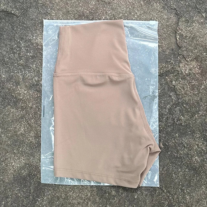 Shorts de yoga de cintura alta efecto realce