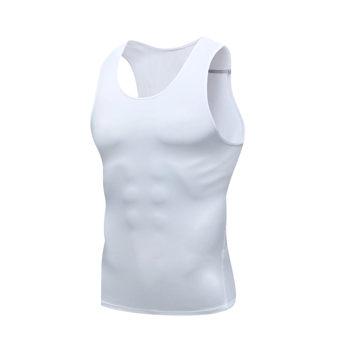 Camiseta de compresión sin mangas para hombre