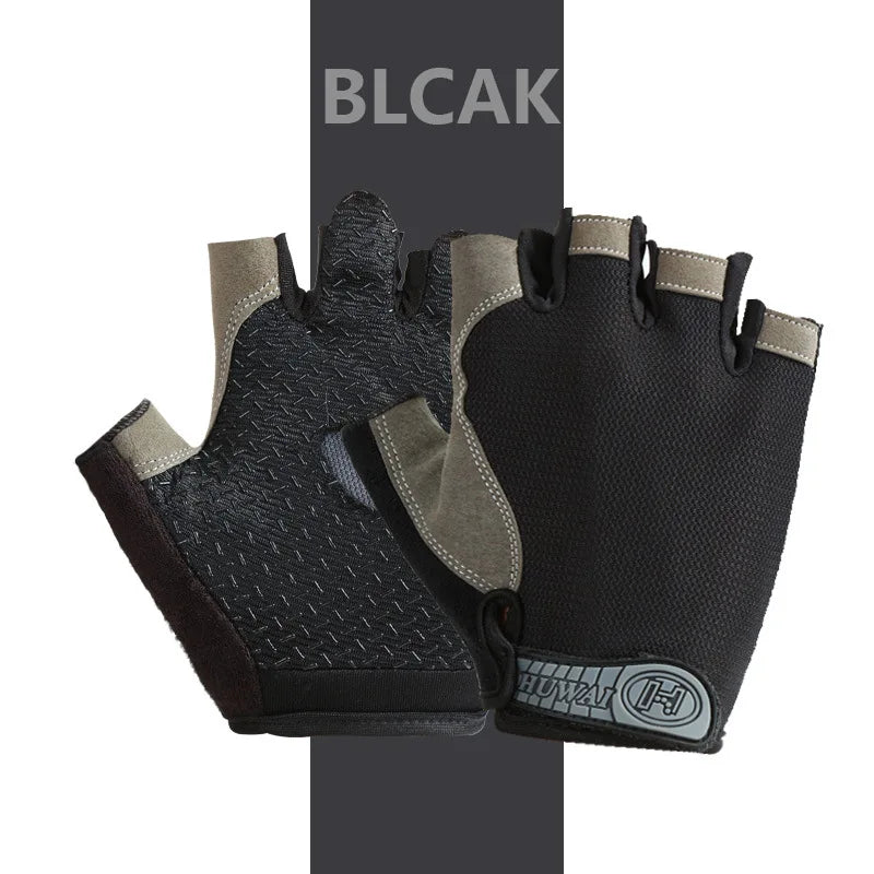 Guantes de gimnasio de medio dedo