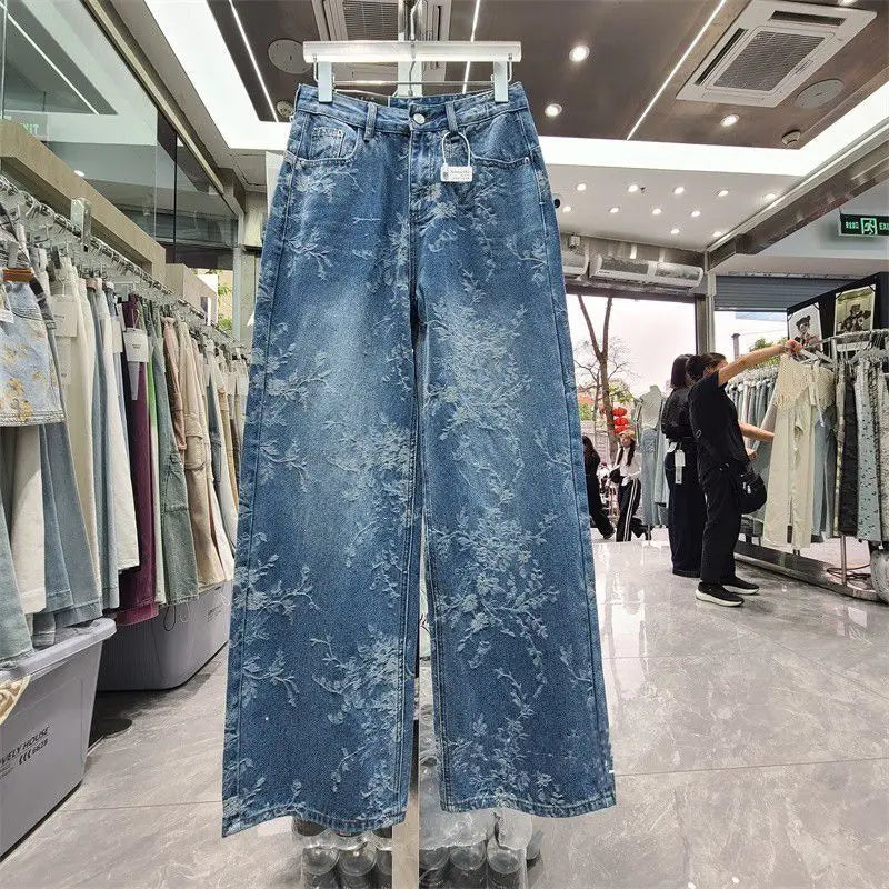 Vaquero baggy Celeste brillo