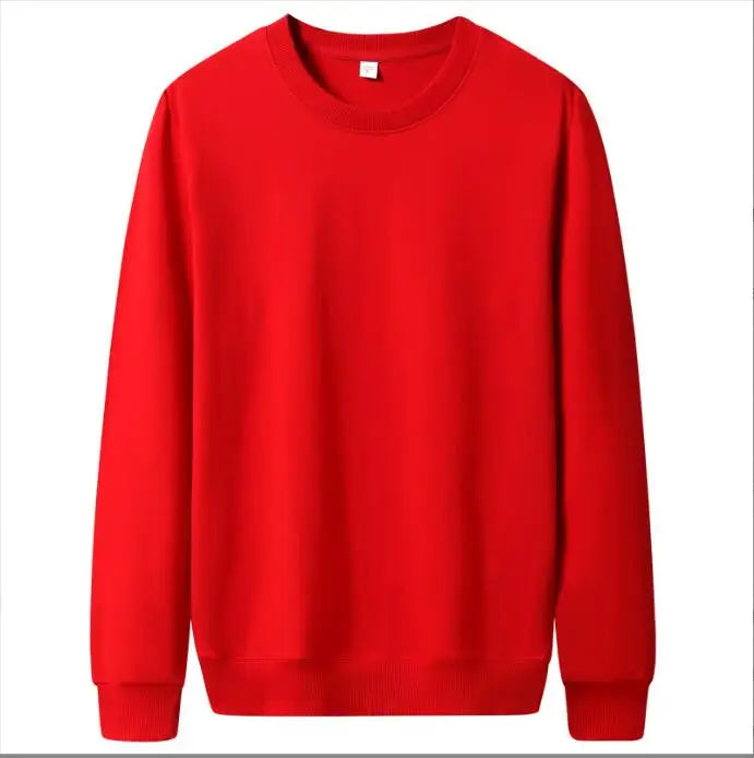 Sudadera básica de felpa para hombre