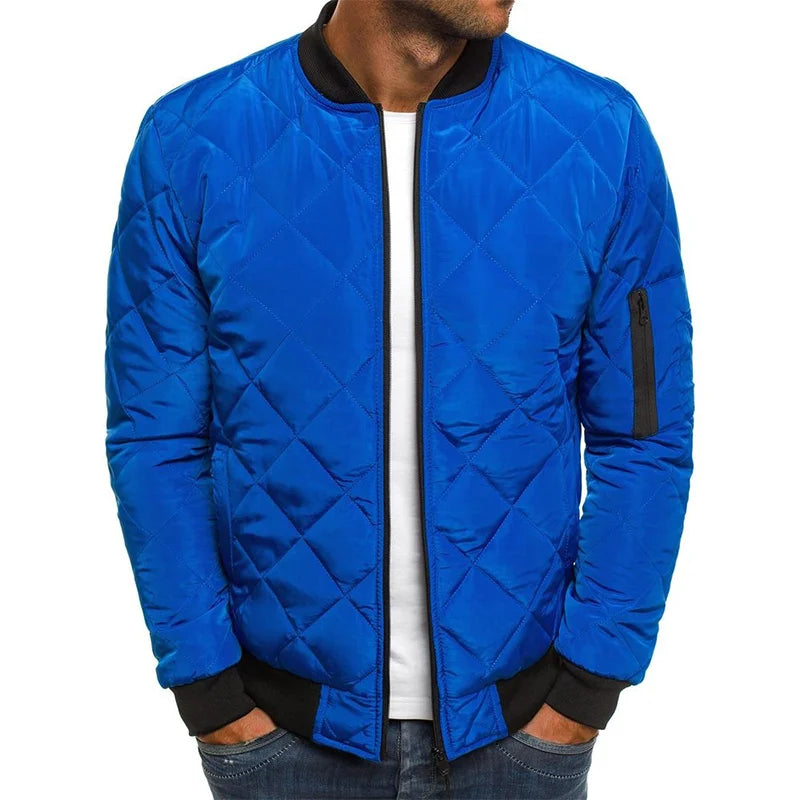 Chaqueta ligera estilo bomber vintage para hombre