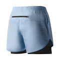 Pantalón corto de running doble capa para hombre