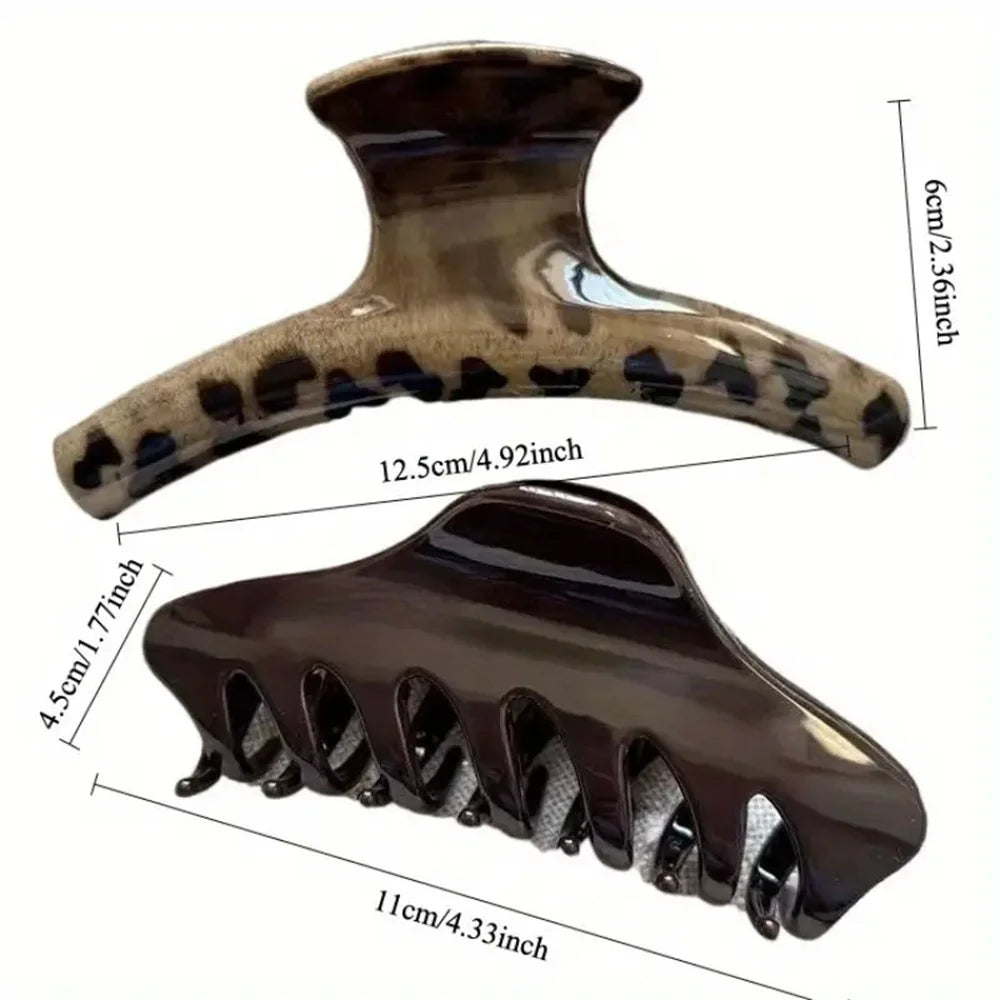 Pinzas de pelo grandes tipo tiburón (pack de 2)