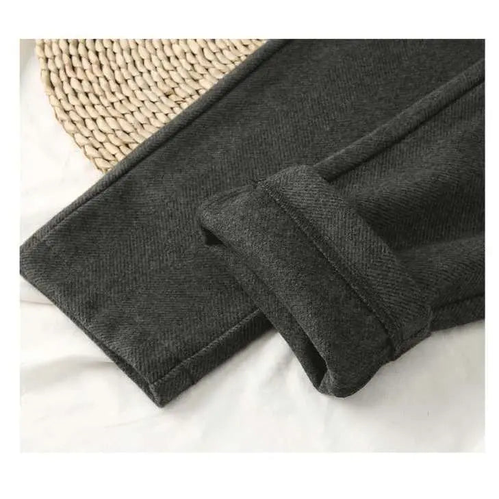 Pantalón de vestir de tiro alto con pinzas