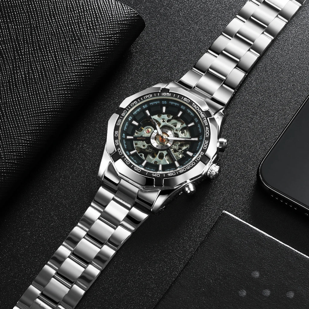 Reloj mecánico WINNER esqueleto clásico