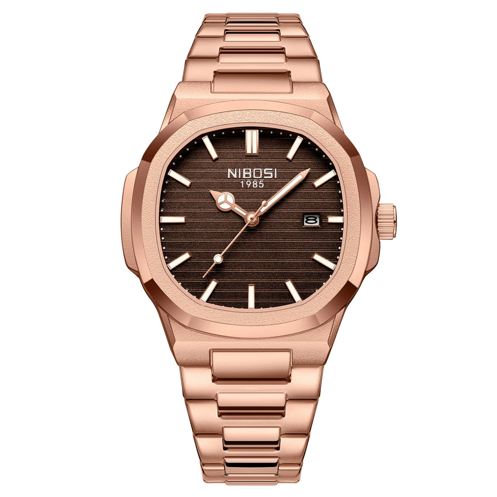 Reloj militar NIBOSI de cuarzo con fecha