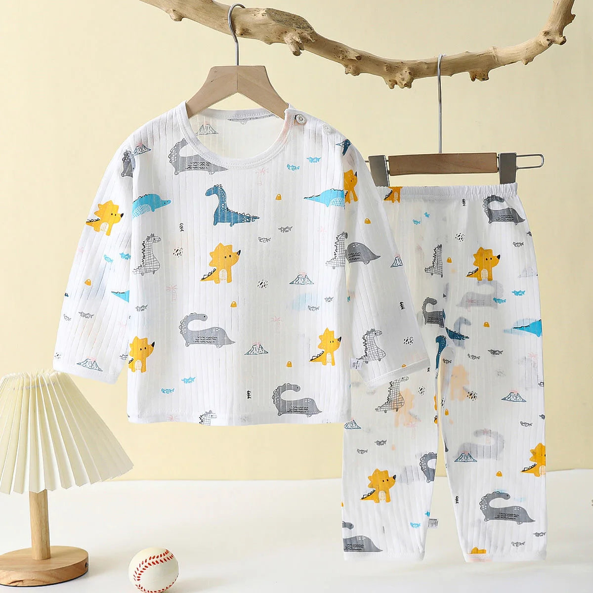 Pijama infantil de algodón con dibujos
