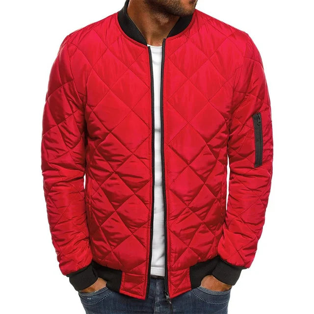 Chaqueta ligera estilo bomber vintage para hombre