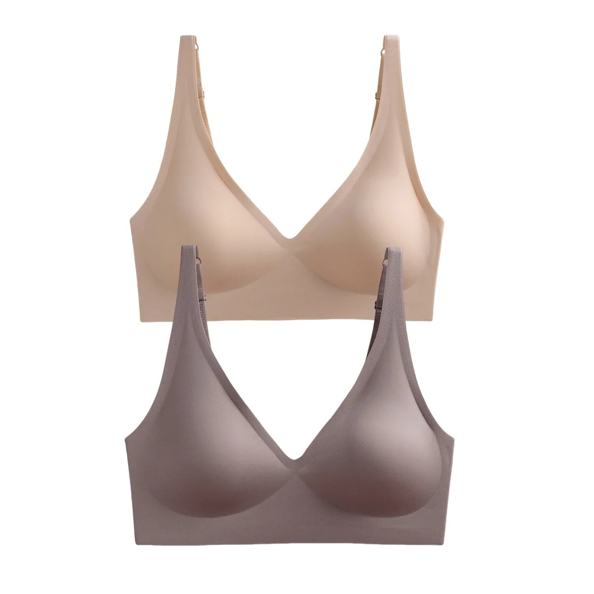Pack de 2 sujetadores sin costuras con relleno