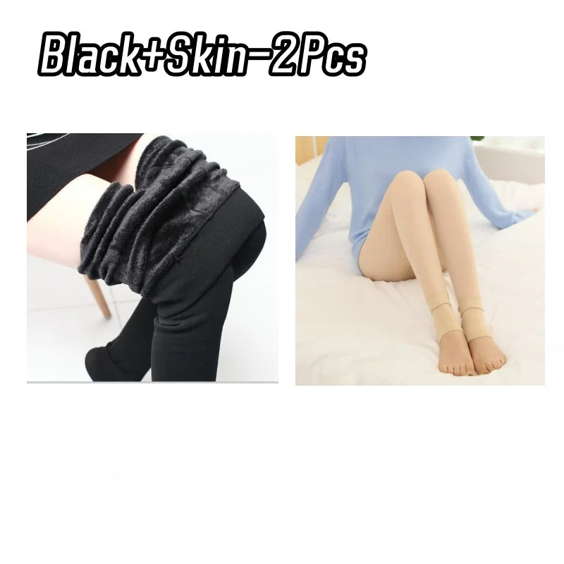 Pack de mallas térmicas de terciopelo para mujer