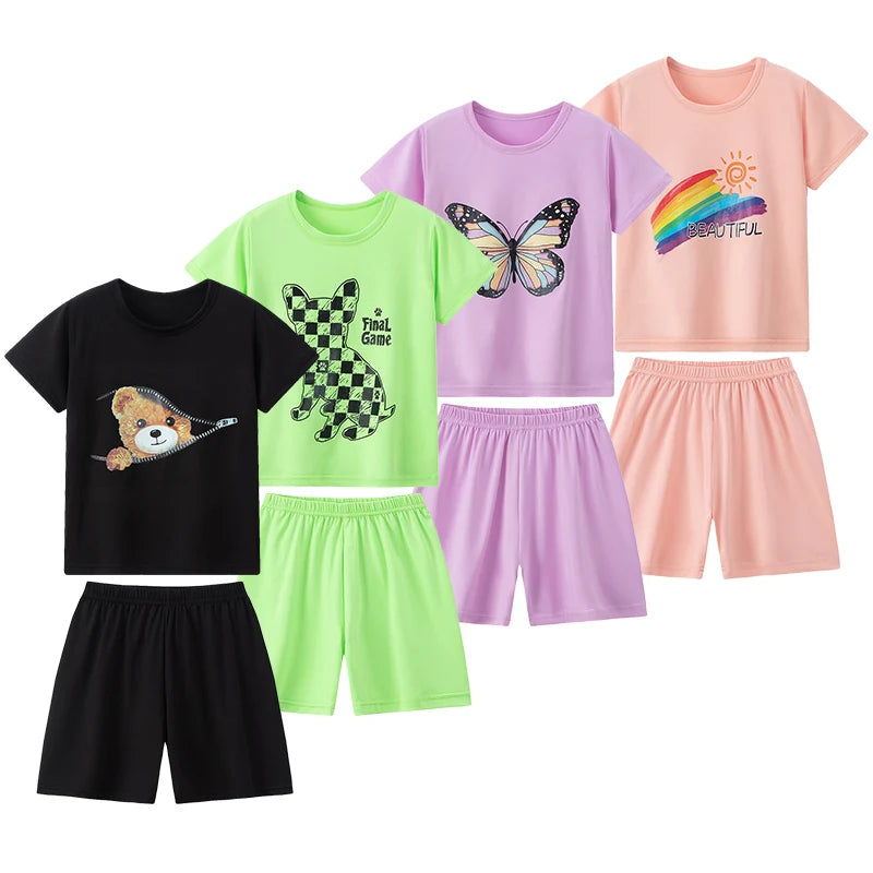 Conjunto infantil de verano camiseta y short
