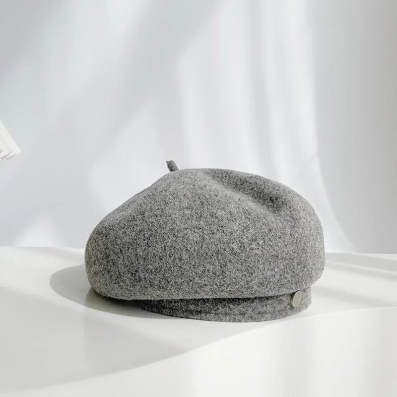 Boina de fieltro estilo francés