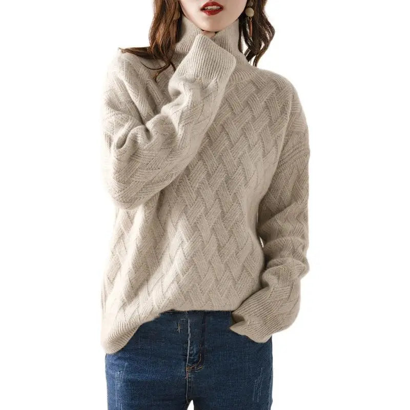 Jersey grueso oversize para mujer
