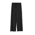 Pantalón ancho tobillero con cintura elástica