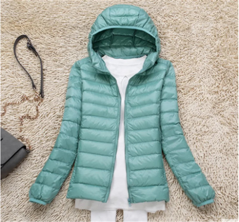 Chaqueta acolchada ultraligera para mujer (tallas grandes)