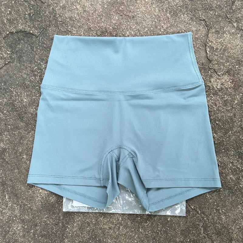 Shorts de yoga de cintura alta efecto realce
