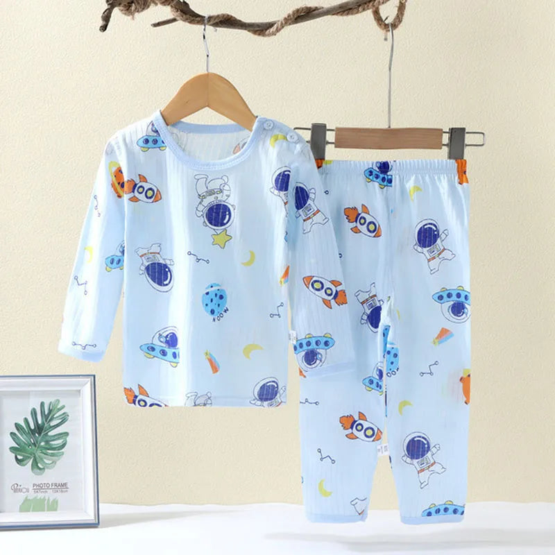 Pijama infantil de algodón con dibujos