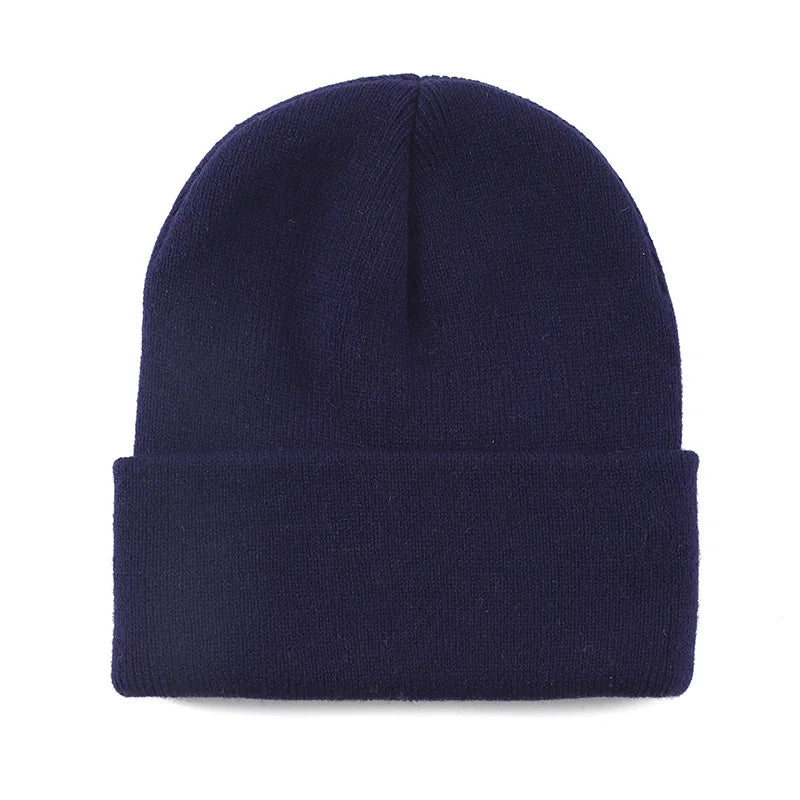 Gorro de lana con vuelta unisex