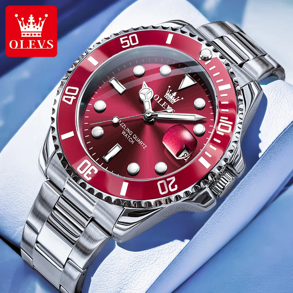 Reloj OLEVS 5885 de cuarzo con calendario