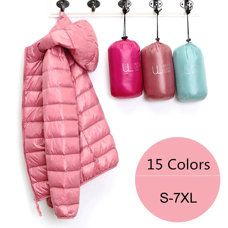 Chaqueta acolchada ultraligera para mujer (tallas grandes)