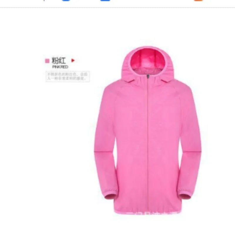 Chaqueta de senderismo impermeable unisex