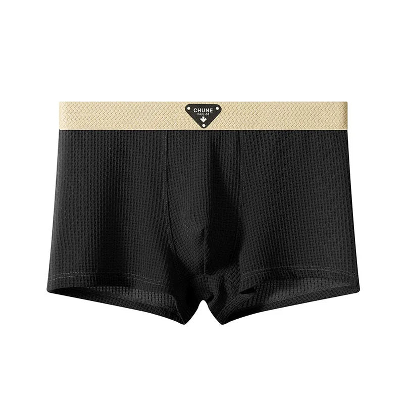 Calzoncillos bóxer de seda fría para hombre (1 o 3 uds)